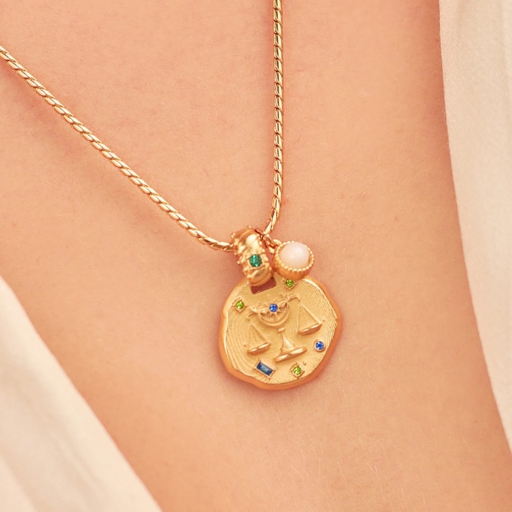 Astro Zodiac Necklace- Libra